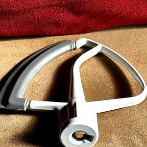 Kitchenaid 4.5-5qt Tilt Head- Flex Edge Beater - White/Gray